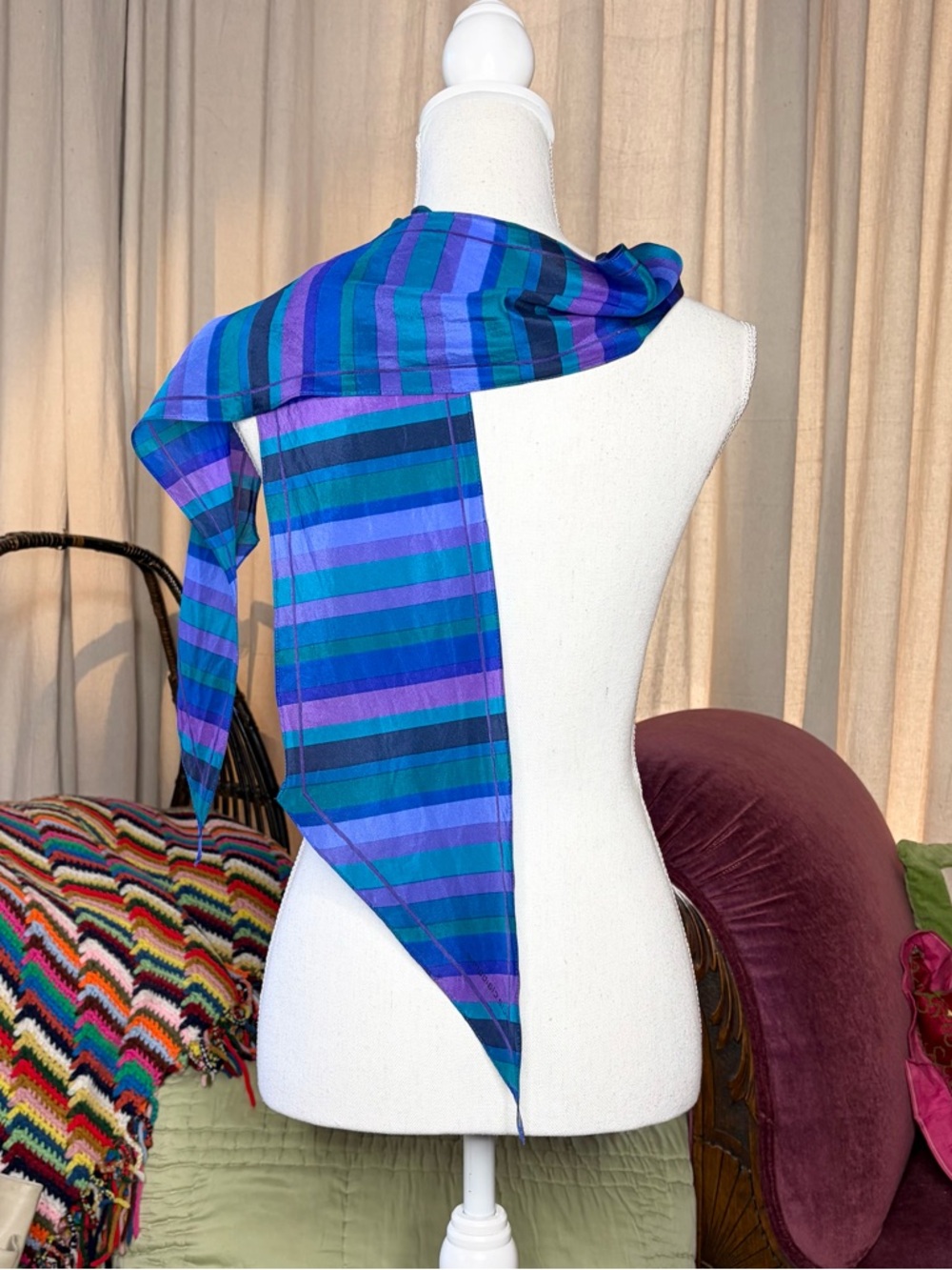 80s Liz Claiborne Scarf